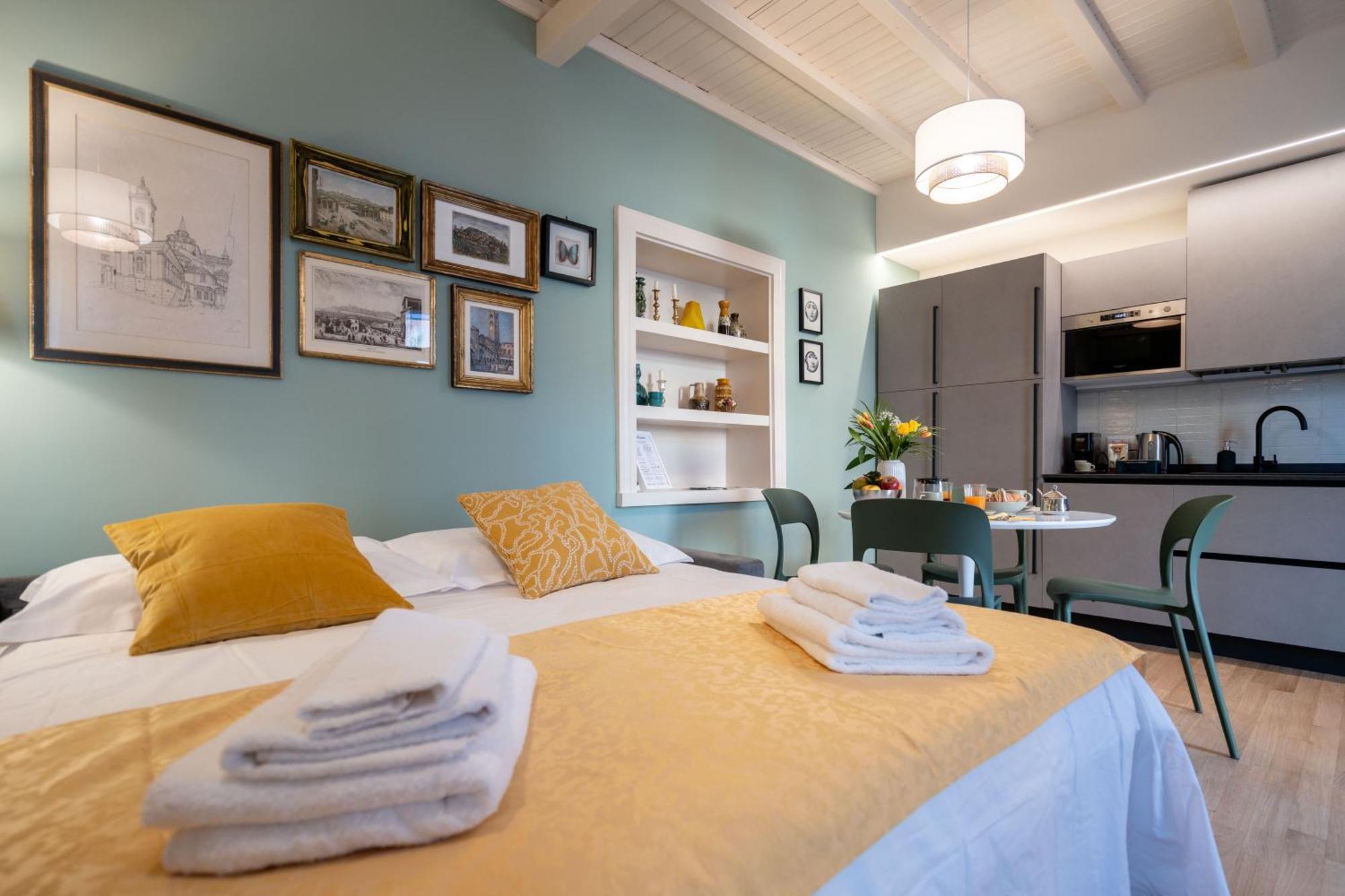 La Farfalla Blu - Boutique Apartment بيرغامو المظهر الخارجي الصورة